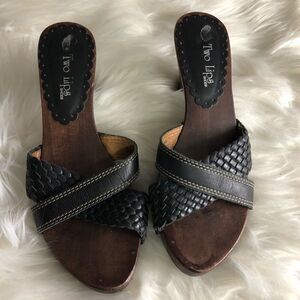 Two lips Aileen slip on heels